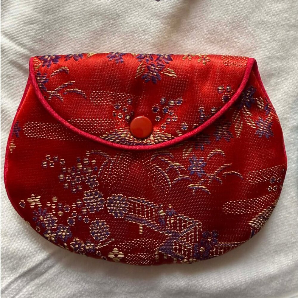 🔵 Chinese Brocade Silk Pouches - Picture 3 of 9